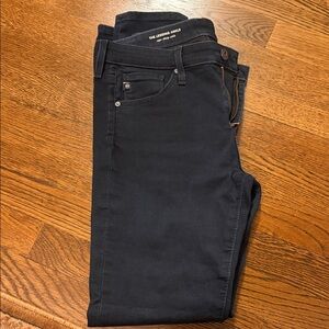 Ag Adriano Goldschmied The Legging Ankle Black Jeans